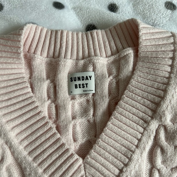 SUNDAY BEST (ARITZIA) SWEATER VEST - Picture 5 of 5